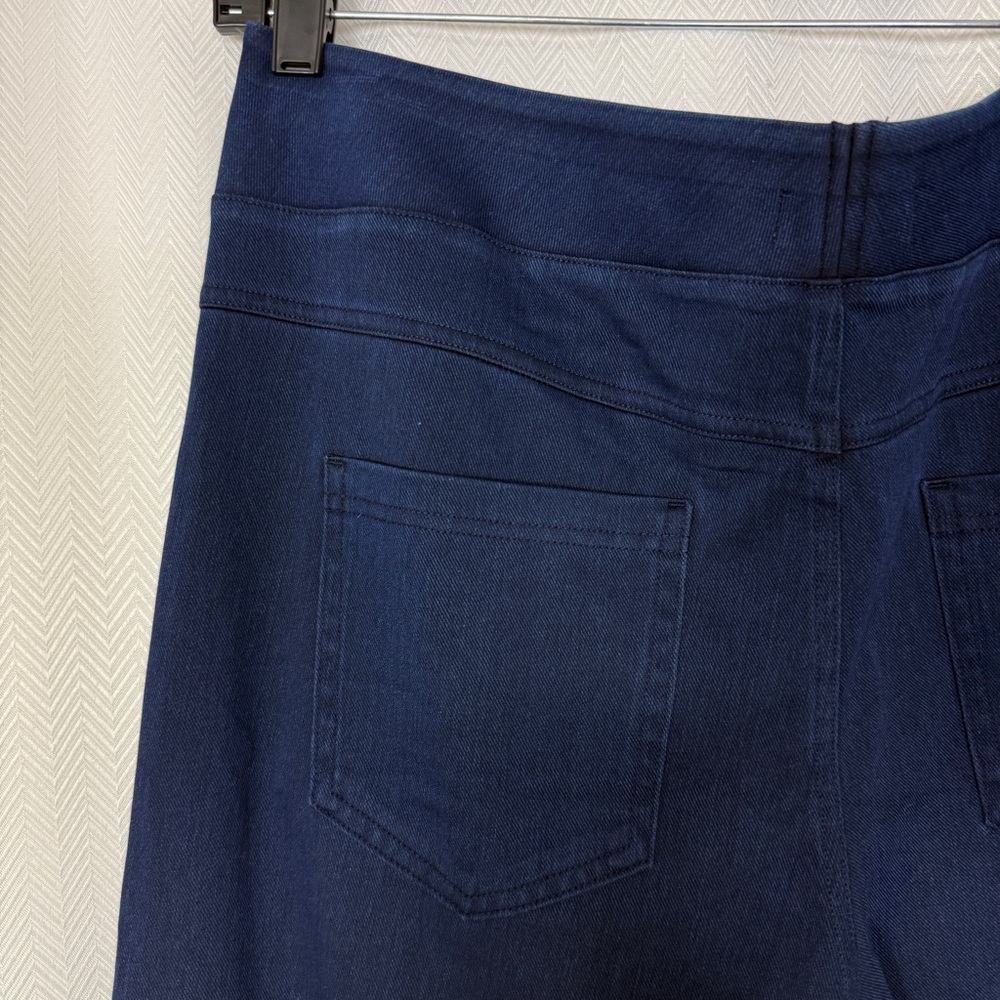 Ashlee Marie Boutique Wide-Leg Pull-On Denim-Look Trousers Size XL - Picture 5 of 6